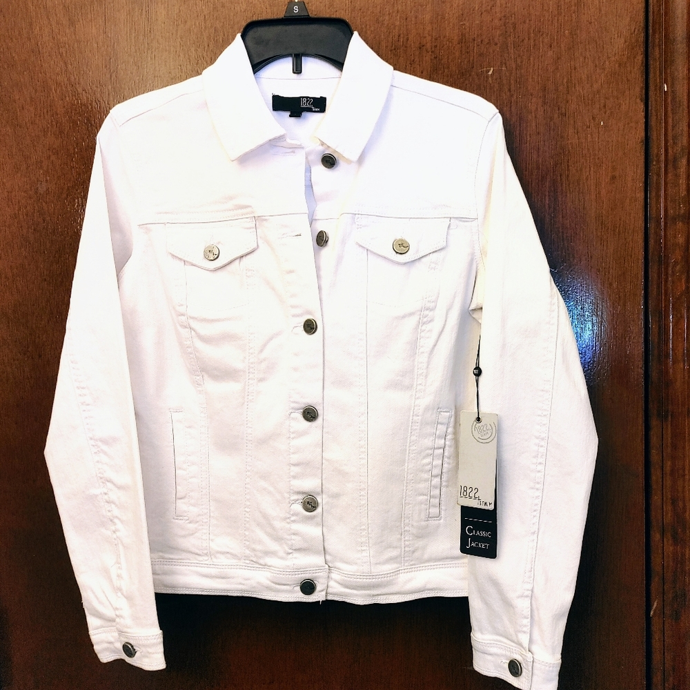 1822 Denim white jacket